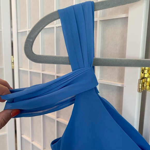 Evening Collective Bridesmaid Dress- Isla in Cirrus Blue - Picture 6 of 7